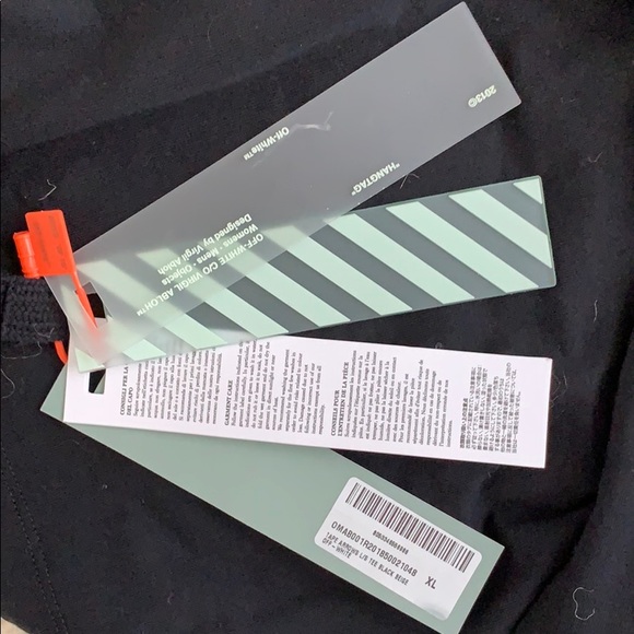 Virgil Abloh Off White “Main Label” Shirt, XL, NEW - Picture 3 of 4